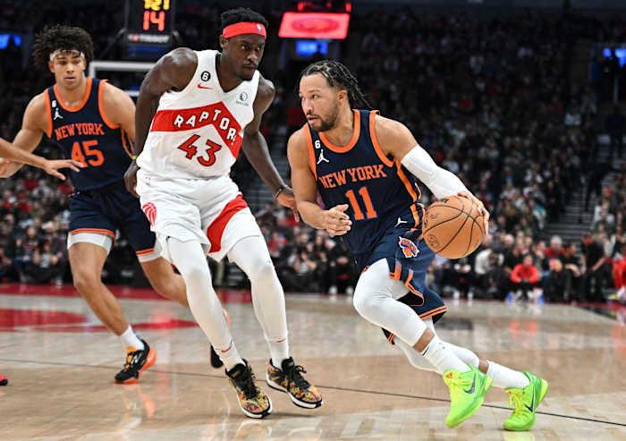 Pascal Siakam Jalen Brunson Raptors